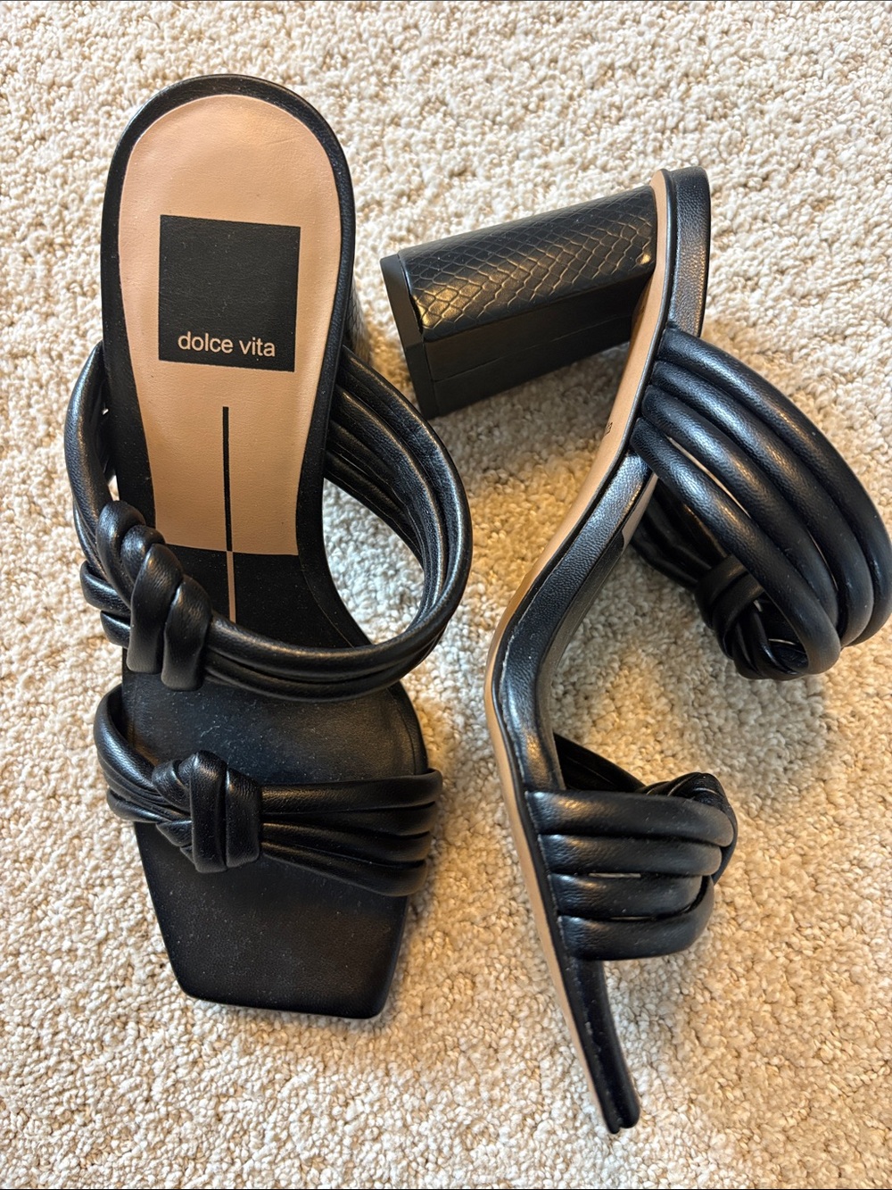 Dolce Vita Pama Heels Black